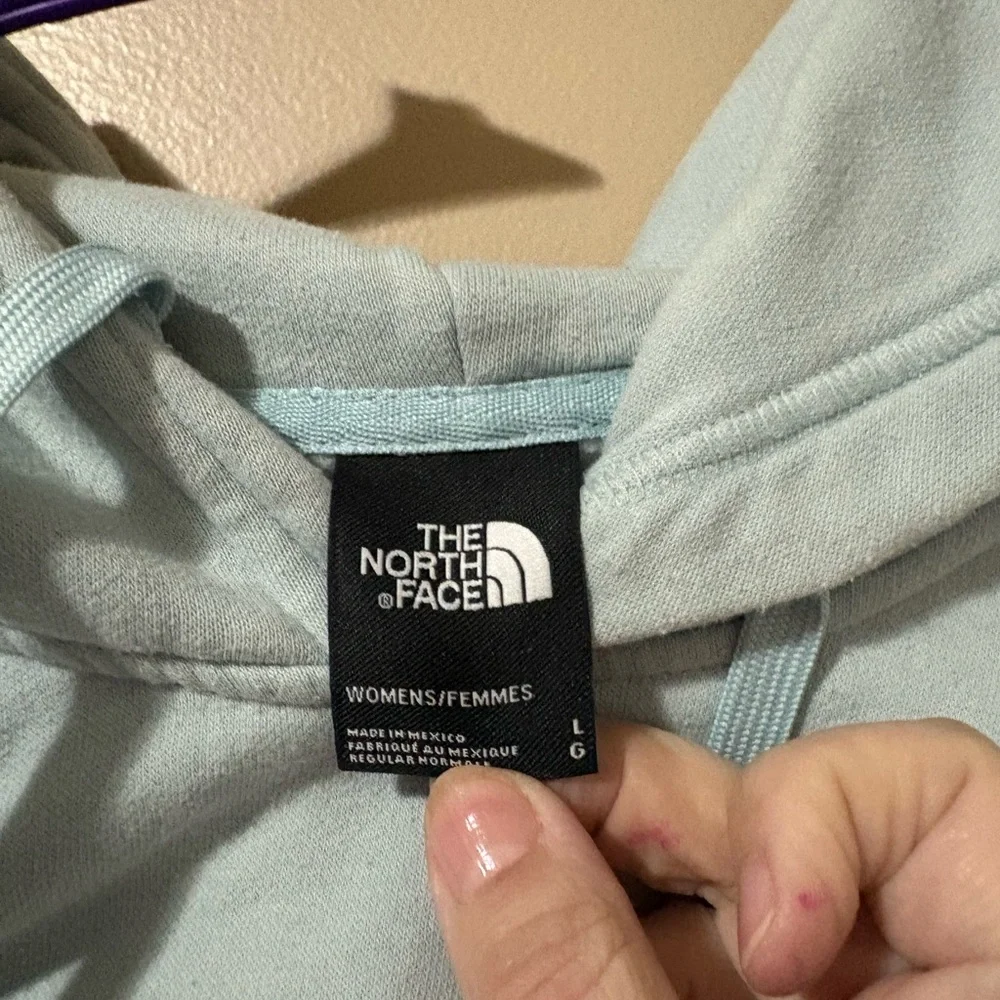 The North Face Women’s Sea Green Hoodie - Picture 2 of 3